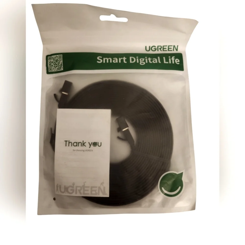UGREEN Black Ethernet Cable For Gaming
